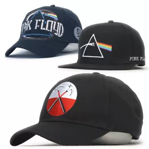 NWT Pink Floyd Classic Rock Music Band Ball Cap Black Hat Hammers Dark Side Moon - Picture 1 of 18
