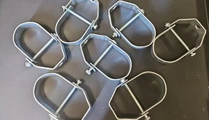 7 - Clevis Hanger,2"Pipe,H,Steel  For 3/8 Rod New - Picture 1 of 2