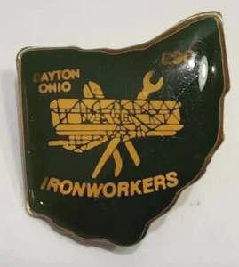  Ironworkers Local 290 Dayton Ohio Hat Lapel Pin  - Picture 1 of 4