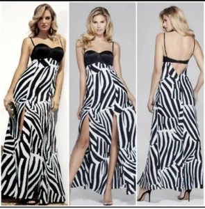 Guess by Marciano concrete jungle animal Maxi Dress Size XS - Picture 1 of 1