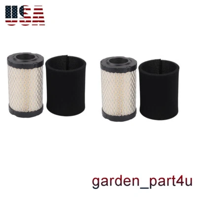 2x AIR PRE FILTER Set for Briggs & Stratton 590825 594201 591334 796031 652582