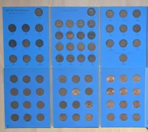 Lot of British halfpennies 1902 - 1967 Whitman full coin collection - Album (A) - Picture 1 of 10