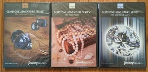 Lot of 3 Gemstone Adventure Series DVD The Tanzanite Pearl Diamond Story Jewelry - Picture 1 of 5