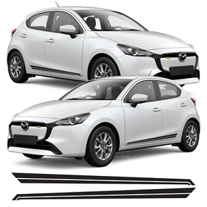 Kit Vinile Adesivi Grafica Decalcomania Strisce Laterali Inferiori per Mazda 2 - Foto 1 di 5