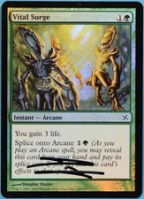 Vital Surge FOIL Betrayers of Kamigawa NM Artist Signed CARD (s2925) ABUGames
