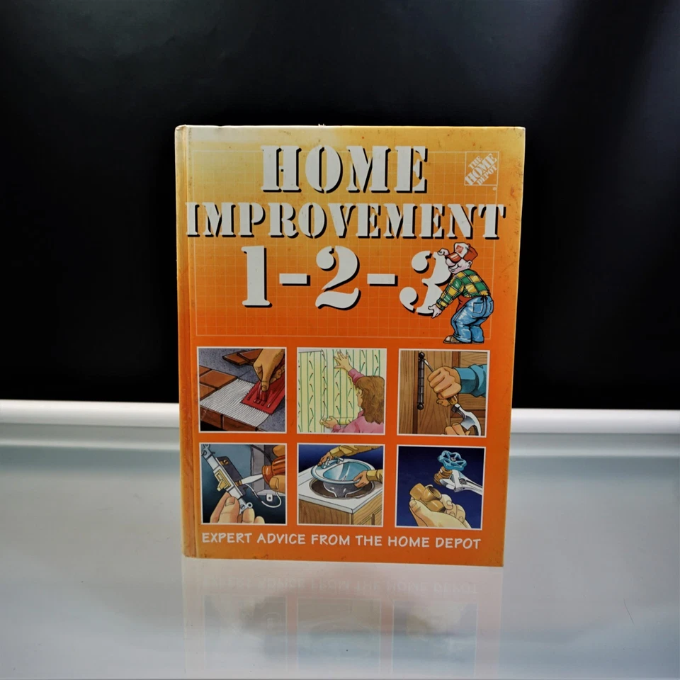 The Home Depot Home Improvement 1-2-3 Expert Advice 1995 Meredith Hardcover - Image 1 of 4