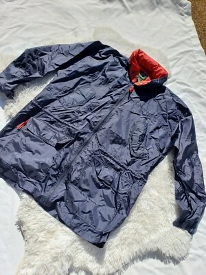 BASS PRO SHOPS 户外夹克风衣 尺寸 M 尼龙 钓鱼 徒步蓝色 — 第 1/4 张图片