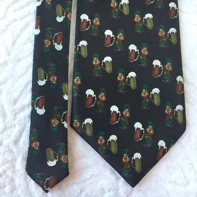 Gravata Romario Manzini Leprechaun St. Patrick's Day irlandesa 100% poliéster 56" - Imagem 1 de 4