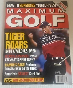 Rare Maximum Golf Premiere Issue Tiger Woods - Melania Trump June 2000 - Picture 1 of 6