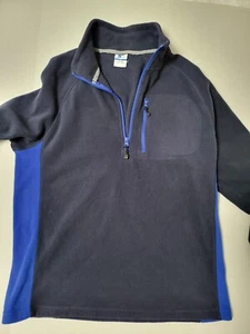 Starter 1/4 Zip Blue Fleece Pullover Medium THIS IS A SLIM FIT - Picture 1 of 10