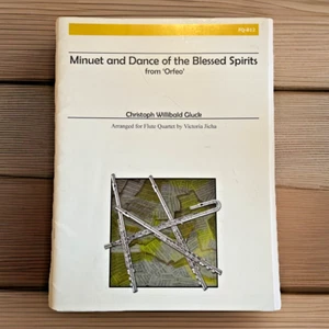 Minuet and Dance of the Blessed Spirits ~ Flute Quartet ~C.W.Gluck ~ Sheet Music - Picture 1 of 4