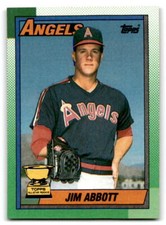 1990 Topps  # 675 Jim Abbott
