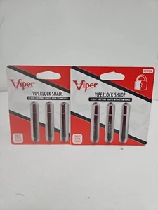 2 Viper Viperlock Shade 3 kurze Polycarbonat Schäfte 3 Vorbauringe rot medium - Bild 1 von 3