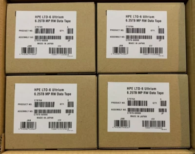 HP /HPE LTO-6 TAPE CARTRIDGE C7976A (LOT OF 20) Ultrium Backup Storage Data -NEW - Image 1 of 4