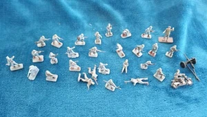 Vtg 1960's Airfix S5 HO & OO WW2 German Infantry 30 pieces Mini Army Men Painted - Picture 1 of 8