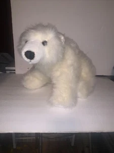 Polar Bear Plush 15 Inches White Soft Fiesta - Picture 1 of 4