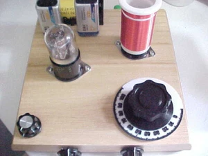 1C5GT One Tube Regen Radio 535 khz to 17.0 mhz Continuous Coverage - Picture 1 of 17