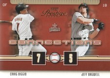 2003 Playoff Prestige Connections #C-27 Craig Biggio/Jeff Bagwell Houston Astros