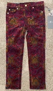 Seven 7 For All Mankind Girls Size 6X Skinny Second Skin Leggings Pants Stretch - Picture 1 of 4