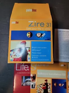 PalmOne Zire 31 Handheld-PDA mit Disc, Anleitung Netzadapter Beschreibung lesen - Bild 1 von 4