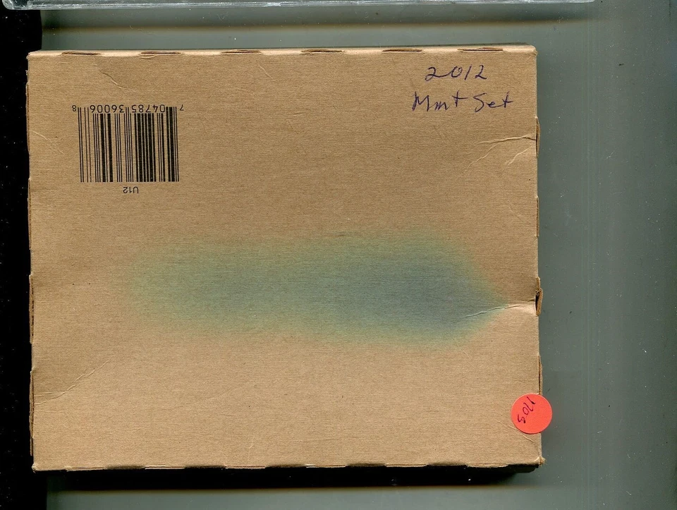 2012 UNITED STATES GOVERNMENT MINT SET ORIGINAL BOX - Image 1 of 1