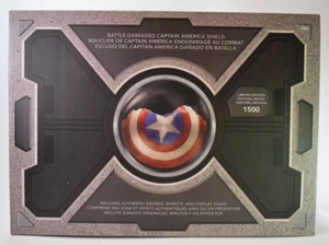 Captain America Battle Damaged Shield Limited Edition D23 1/1500 Marvel Avengers - Picture 1 of 6