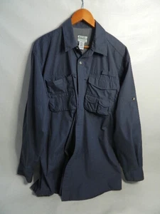 LL Bean Buzz Off LS Blue Shirt Size L\Tall - Picture 1 of 4