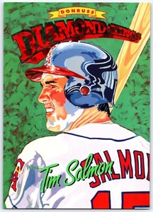 1994 Donruss Diamond Kings Jumbo 5x7 DK-4 Tim Salmon #651/10000