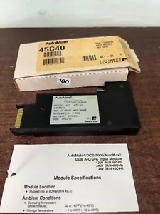 NOS RELIANCE ELECTRIC AUTOMATE 45C40 DUAL 115 AC/DC INPUT MODULE B395 - Picture 1 of 6