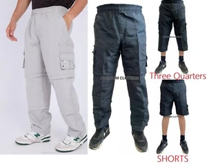 Pantalones cortos elásticos ligeros de verano para hombre con cremallera 3/4 bolsillos - Imagen 1 de 38