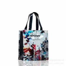 Women Harrods print  Storage Shoulder Bag Handbags PVC Waterproof Shopping #