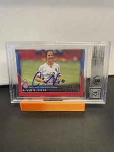 2016 PANINI USA SOCCER USWNT - CARLI LLOYD - SIGNED BECKETT CERTIFIED AUTO 10 - Picture 1 of 2