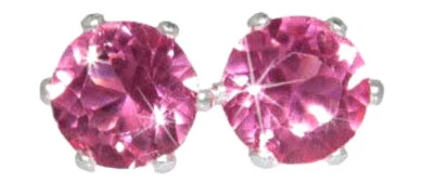 Pendiente Rosa Acero Quirúrgico 2ctw Swarovski Piedra Elementos Hecho en EE. UU. Nuevo Foto 1 de 4