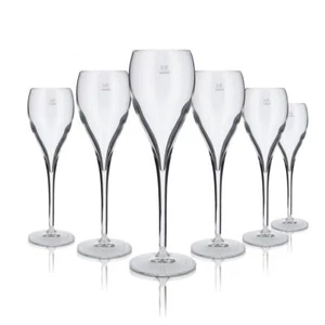 6x Veuve Clicquot Glas 0,18l Champagner Kelchglas Gläser Set Sekt Secco Gastro - Bild 1 von 4