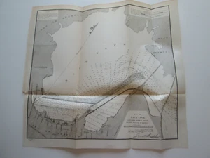 UNO (1) 1888, MAPA DE BACK COVE, PORTLAND MAINE, CANAL DE VISUALIZACIÓN - Imagen 1 de 5