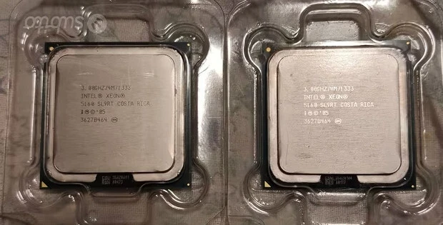 Processori Intel Xeon 5160 coppia CPU per Mac Pro o server - Immagine 1 di 1