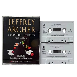 Audiobook Tape Cassette Double Tape Jeffrey Archer Twelve Red Herrings 1994 - Picture 1 of 12