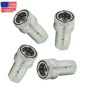 4× For John Deere LVA16843 Replacement Female Hydraulic Quick Coupler 1023 1025 - Picture 1 of 11