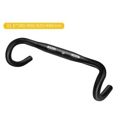 UNO Aluminum Alloy Bicycle Handlebar Road Bike Racing Drop Bar 31.8*38/40/42/44 - Image 1 of 4