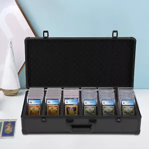 Graded Card Storage Box Case for 222 PSA Certified Sport Slabs Protector w/Lock - Picture 1 of 20