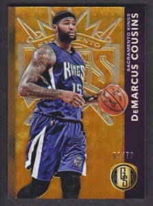 2015-16 Gold Standard Basketball Gold #84 DeMarcus Cousins 01/79