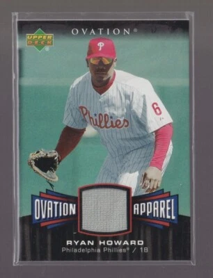 2006 Upper Deck Ovation Райан Ховард игра б/у футболка Philadelphia Phillies - Изображение 1 из 2