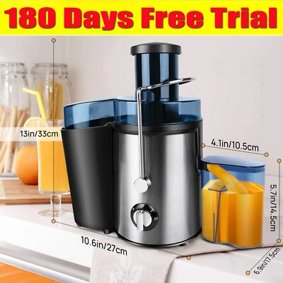 DE Entsafter Maschine Saftmixer Zitronenpresse Obst Fruchtpresse Profi-Entsafter - Bild 1 von 4