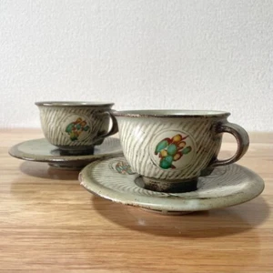 Tatsuzo Shimaoka Top-quality cup and saucer pair Mashiko ware Japanese Pottery - Picture 1 of 20