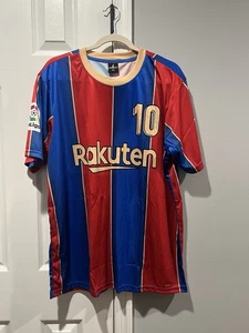 FC Barcelona Messi Fan Jersey Ad XL - New With Tags - See Measurement Photos - Picture 1 of 6