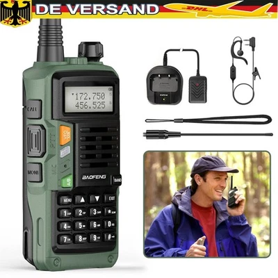 Profi Walkie Talkie Handfunkgeräte Set 16 km Reichwe Modell Baofeng UV-S9 PLUS - Bild 1 von 4