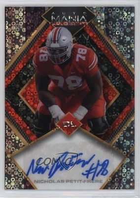 2022 Mania American Football Diamond /10 Nicholas Petit-Frere Rookie Auto RC - Image 1 of 2