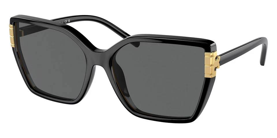 Gafas de sol Tory Burch para mujer TY9076U 196487 58 mm negras - lentes gris oscuro - NUEVAS Foto 1 de 4