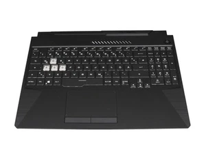 Asus TUF Gaming F15 FX506HM original Tastatur inkl. Topcase DE (deutsch) schwarz - Afbeelding 1 van 4