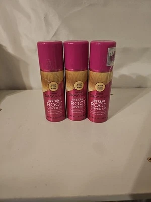 Paquete de 3 Ever Pro gris lejos cobertura instantánea de raíces rubio medio a claro 2,5 oz Foto 1 de 3